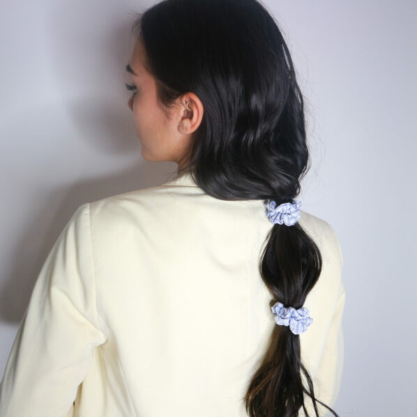 Plumbago - Mini Scrunchie
